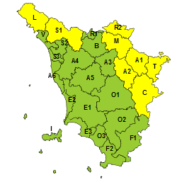Maltempo, codice giallo per ghiaccio dalla mezzanotte alle 9 del 29 ...